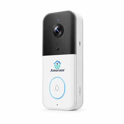 Amoriaze™ DoorSight Pro Smart Video Doorbell – 1080P HD, Color Night Vision, Smart Motion Alerts & Two-Way Talk